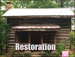 Historic Log Cabin Restoration  Hamilton, Ohio